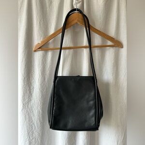 Nine West Black Leather Crossbody Bag